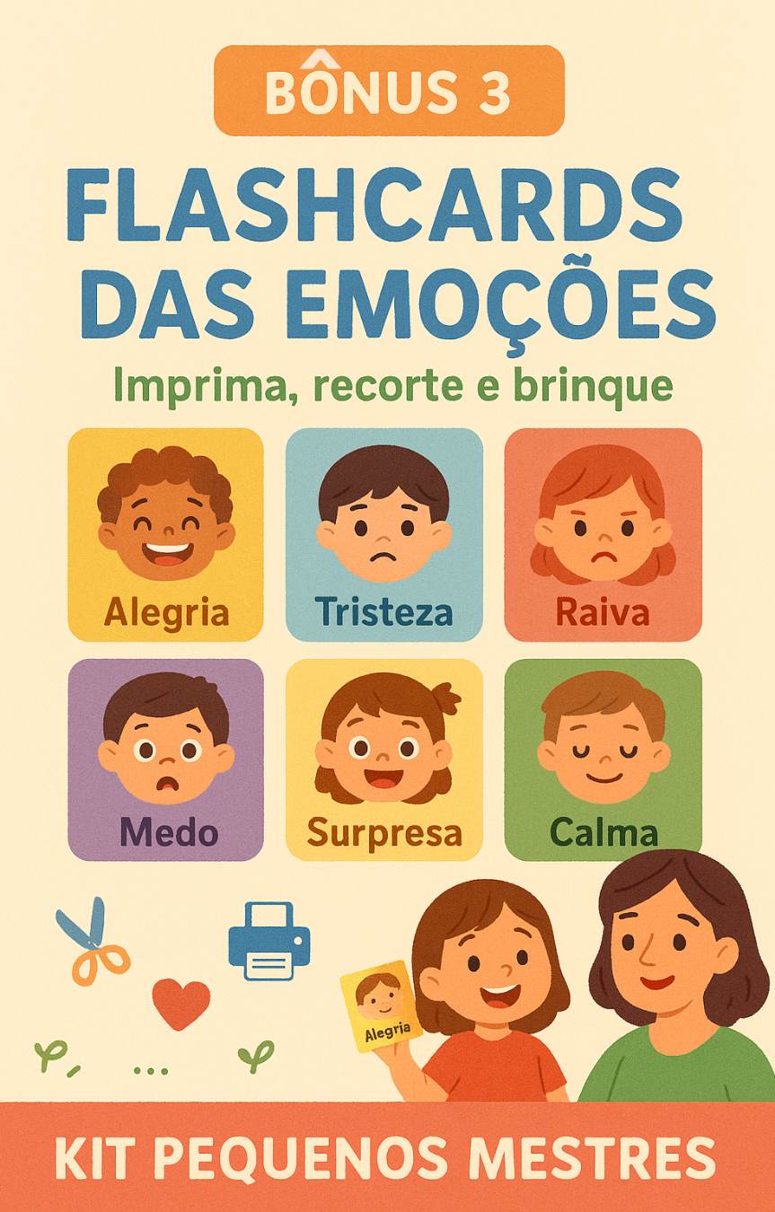 SUPER BĂNUS 3 - Flashcard das EmoçÔes
