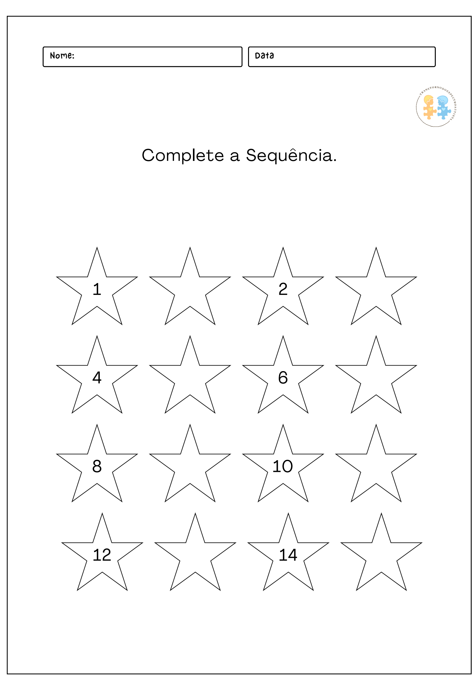 Complete a SequĂȘncia