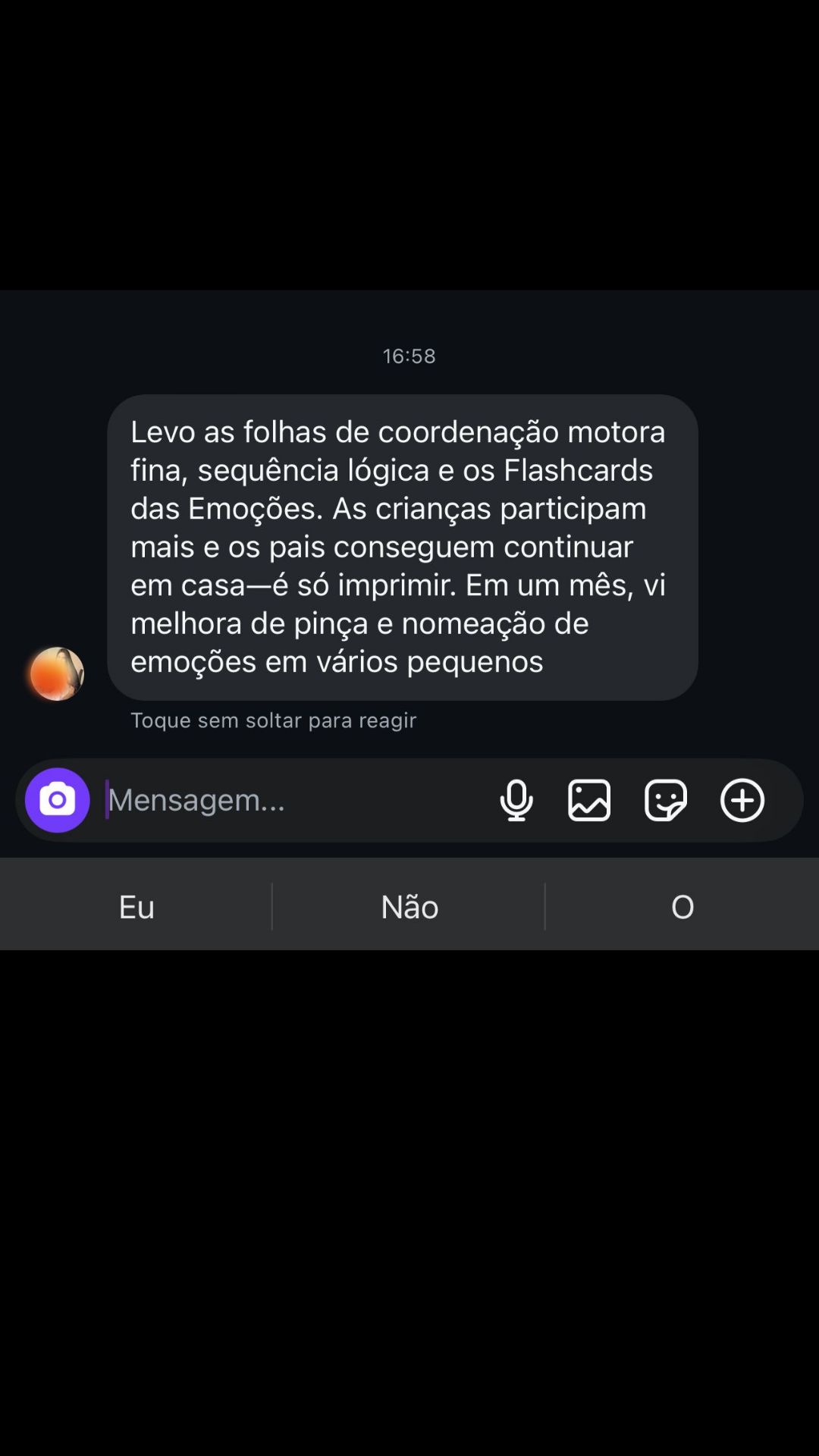 Depoimento Real - WhatsApp